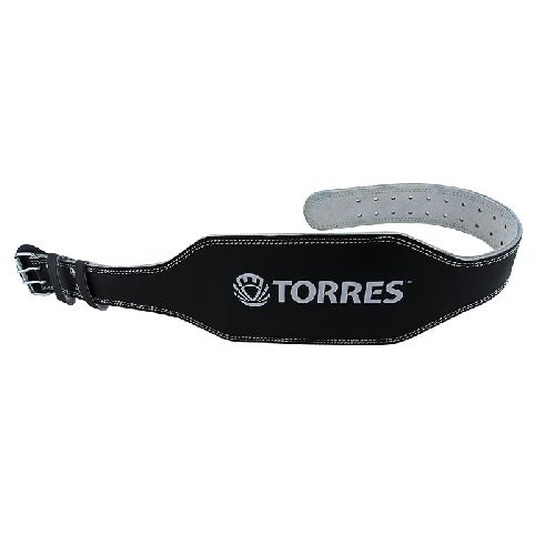 Пояс тяжелоатлетический TORRES, натуральная прессованная кожа, Размер l
