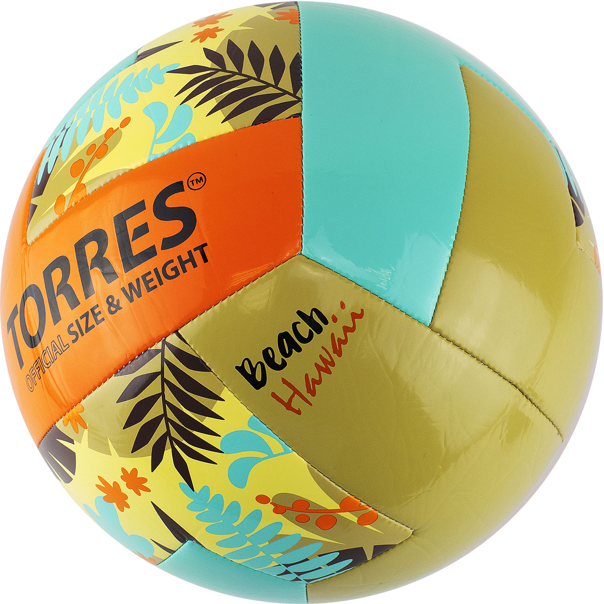 Мяч для пляжного волейбола TORRES Hawaii, размер 5