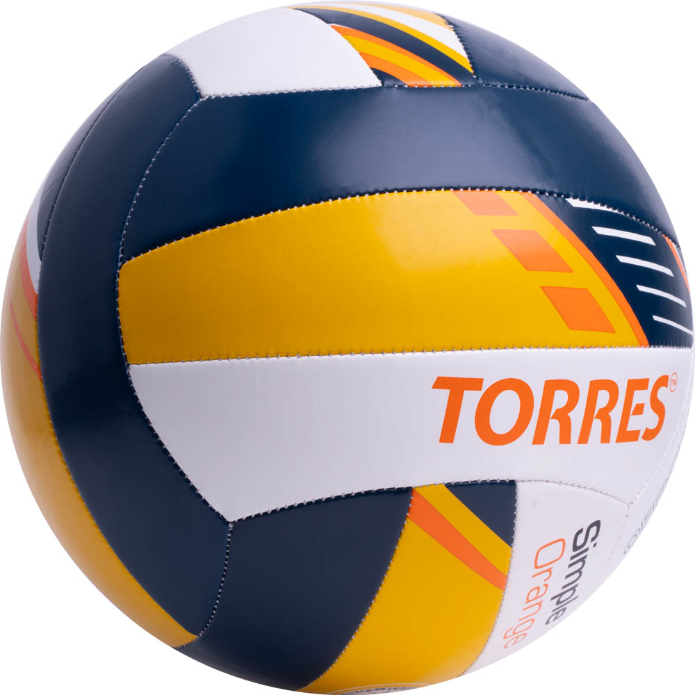 Мяч волейбольный TORRES Simple Orange, размер 5