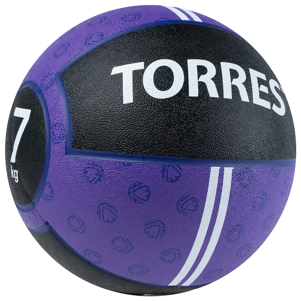 Медбол TORRES резина, Вес 7 кг
