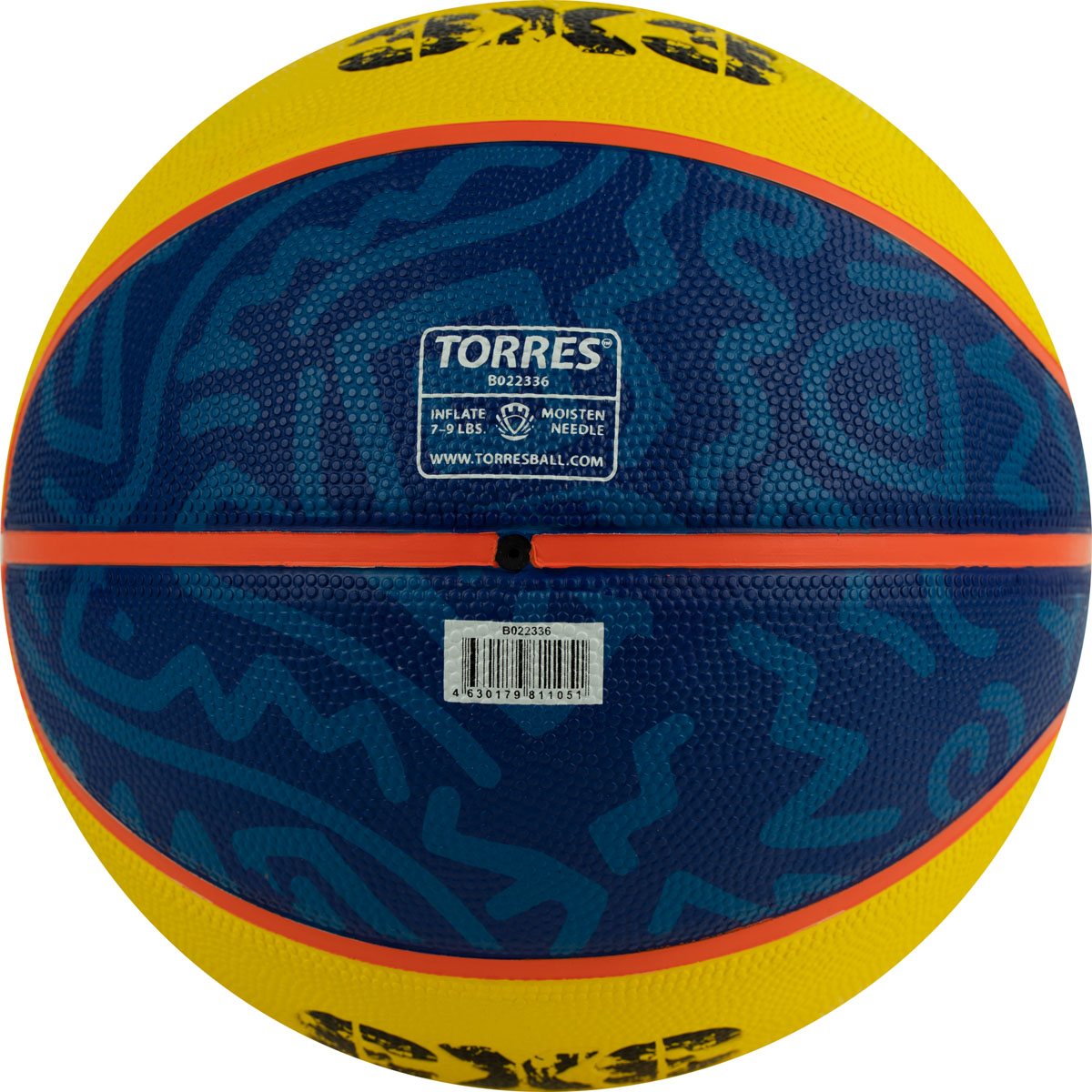 Мяч баскетбольный (стритбол) TORRES 3х3 Outdoor, резина, размер 6