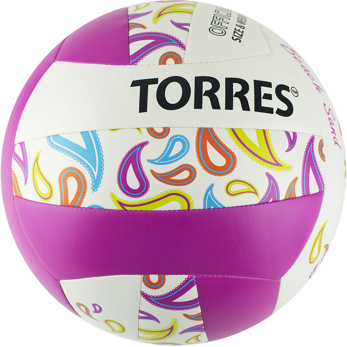 Мяч для пляжного волейбола TORRES Beach Sand, размер 5