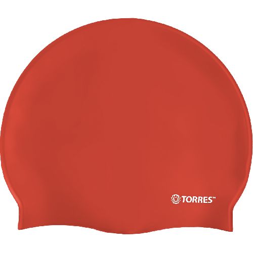 Шапочка для плавания TORRES No Wrinkle, Цвет Красный