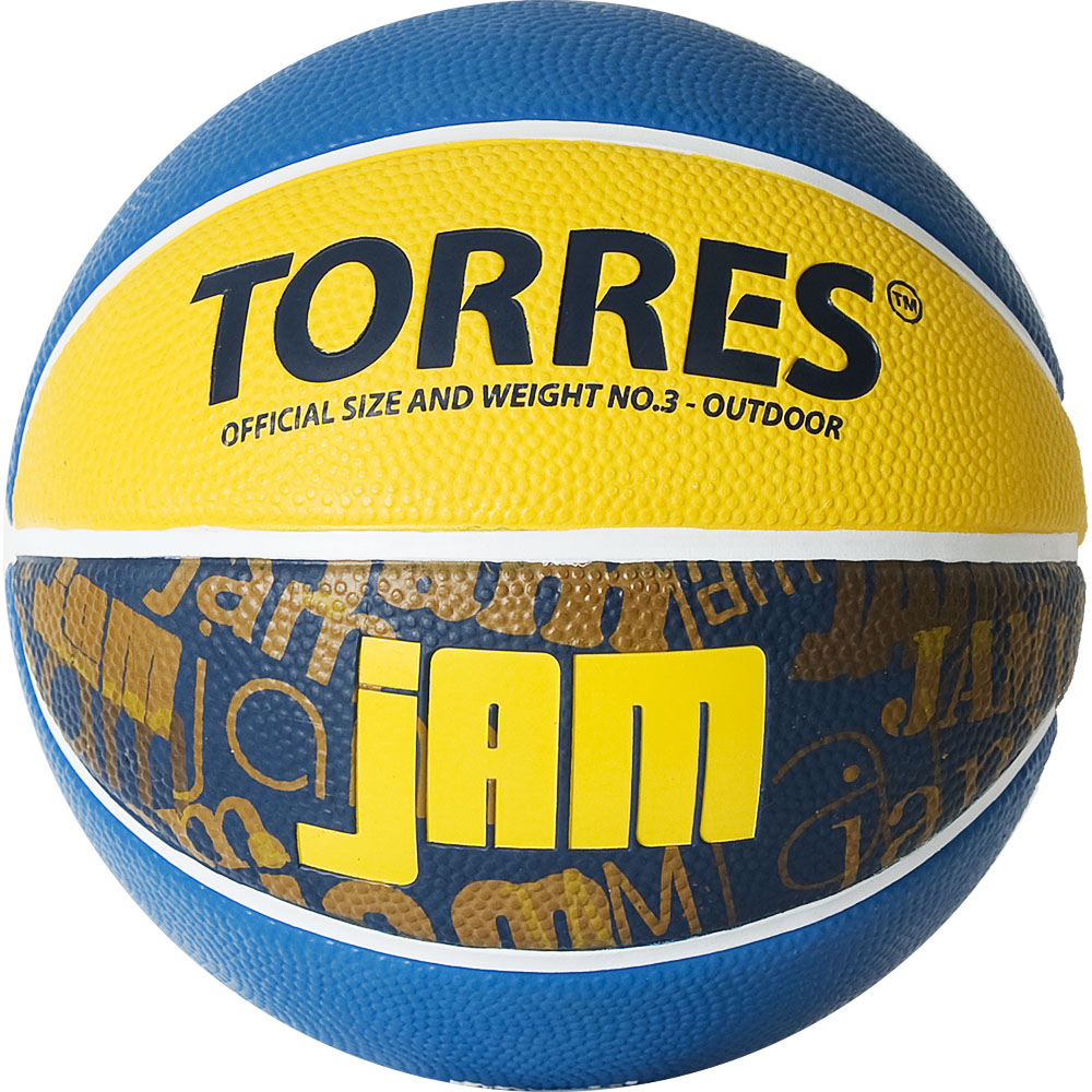 Мяч баскетбольный TORRES Jam, Размер 3