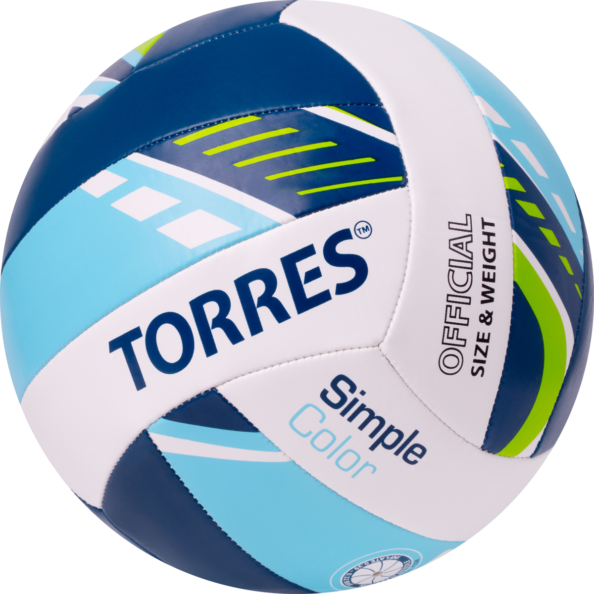 Мяч волейбольный TORRES Simple Color, размер 5