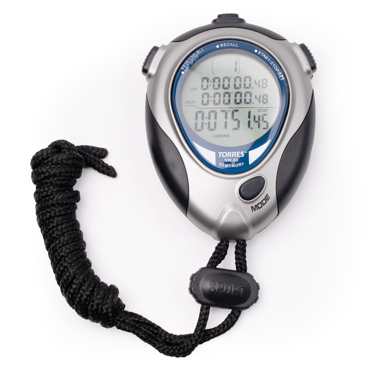 ���������� ����. TORRES Professional Stopwatch, SW-80,��-20�, 80 ��.���.,����.,���-���-��� NEW